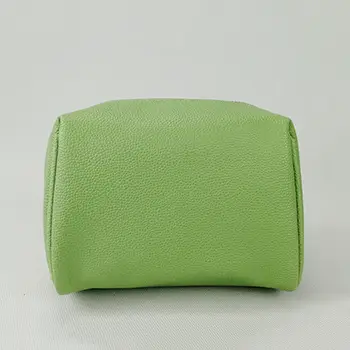 Factory Wholesale 2022 New Green Makeup Bags Large Compartment Pu Leather Cosmetic Bags